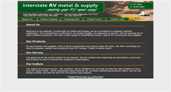 Desktop Screenshot of interstatervmetalandsupply.com